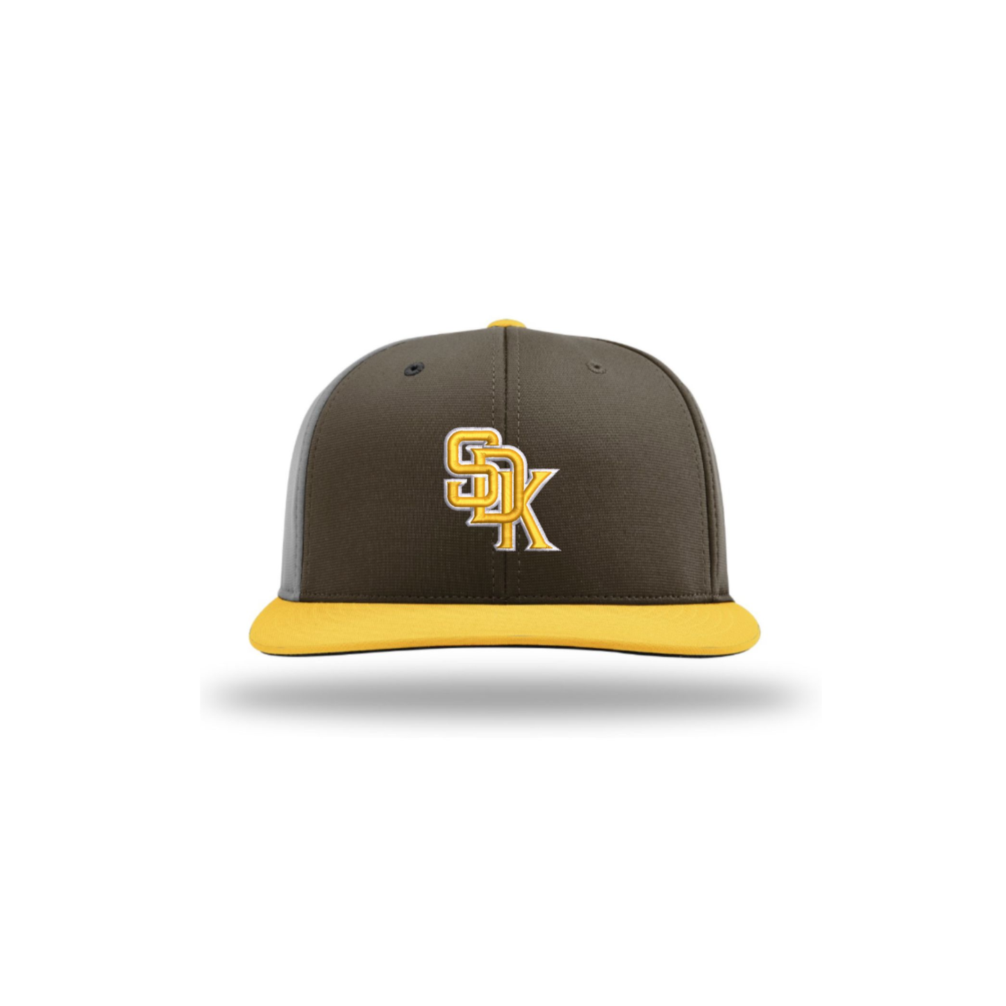 Brown and gold cap with SDK logo 