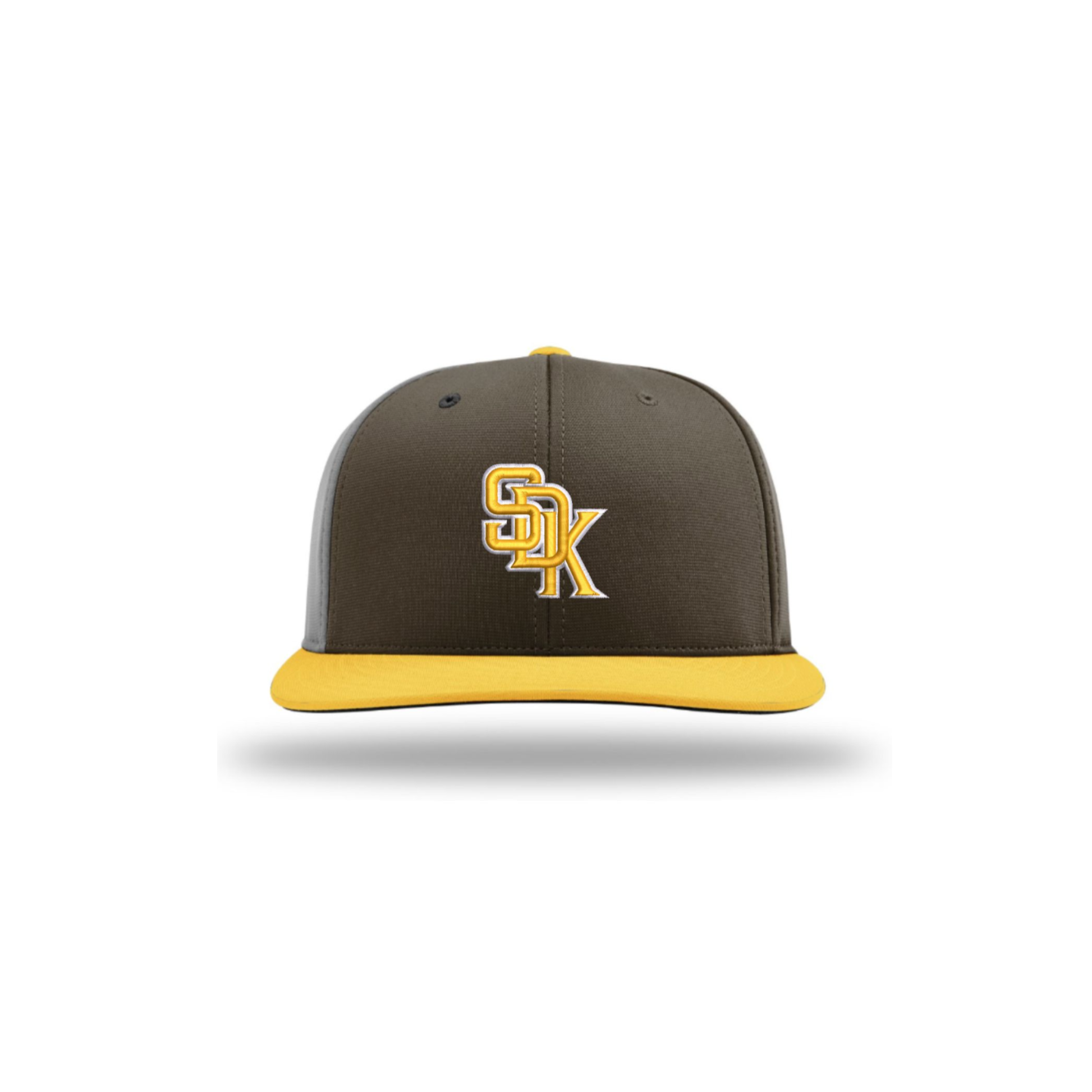 Brown and gold cap with SDK logo 